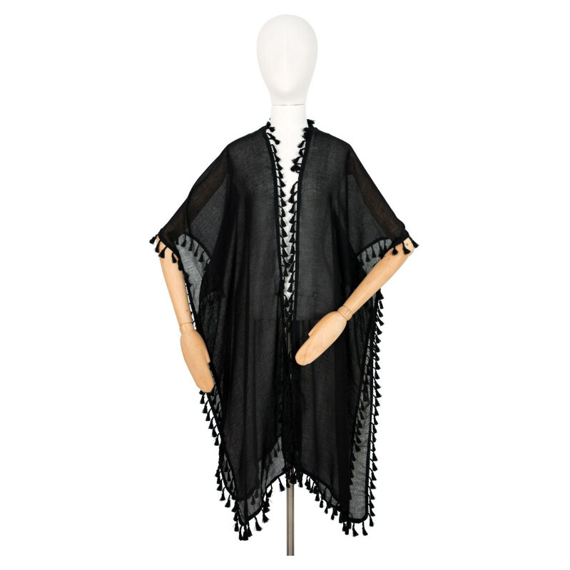 ArtOfPolo pončo na plavky Pareo Novara Čierne 65227470