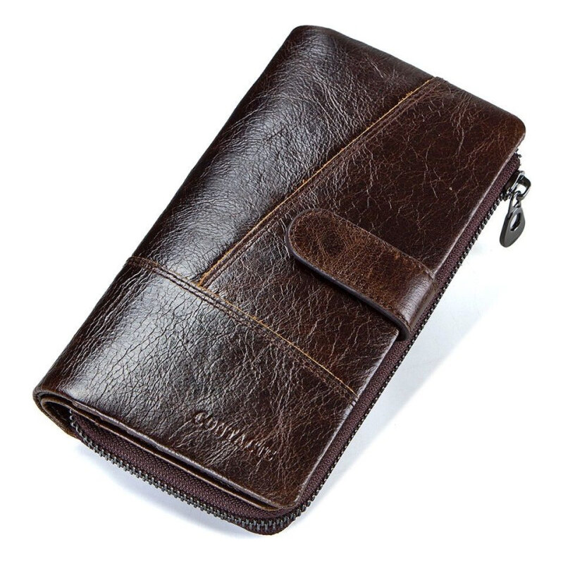 Contacts pánska kožená peňaženka Alvear Hnedá 65227562