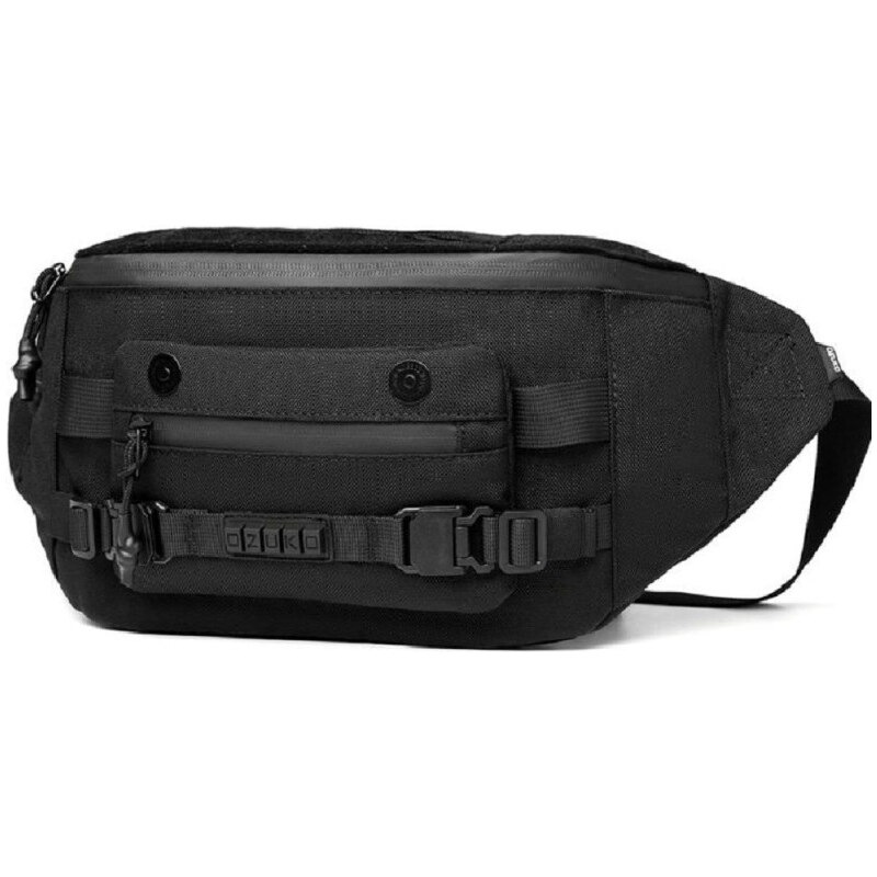 Ozuko športová taška okolo pása ľadvinka Bernold Čierna 14L 65227587