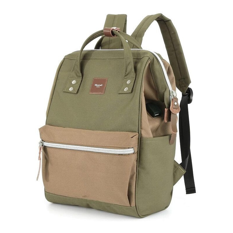 Himawari študentský batoh s USB Sorrel Zelený 19L 65227617