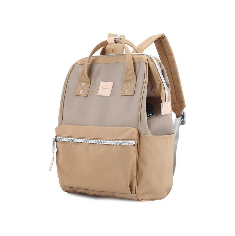 Himawari študentský batoh USB port Sorrel Camel 19L 65227864