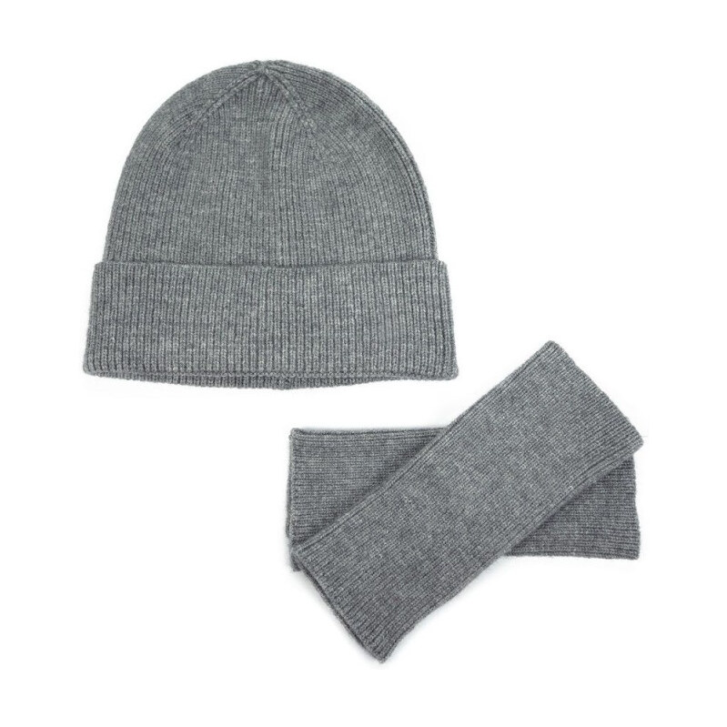 ArtOfPolo set čiapka s palčiakmi Minimalist Šedý 65227917