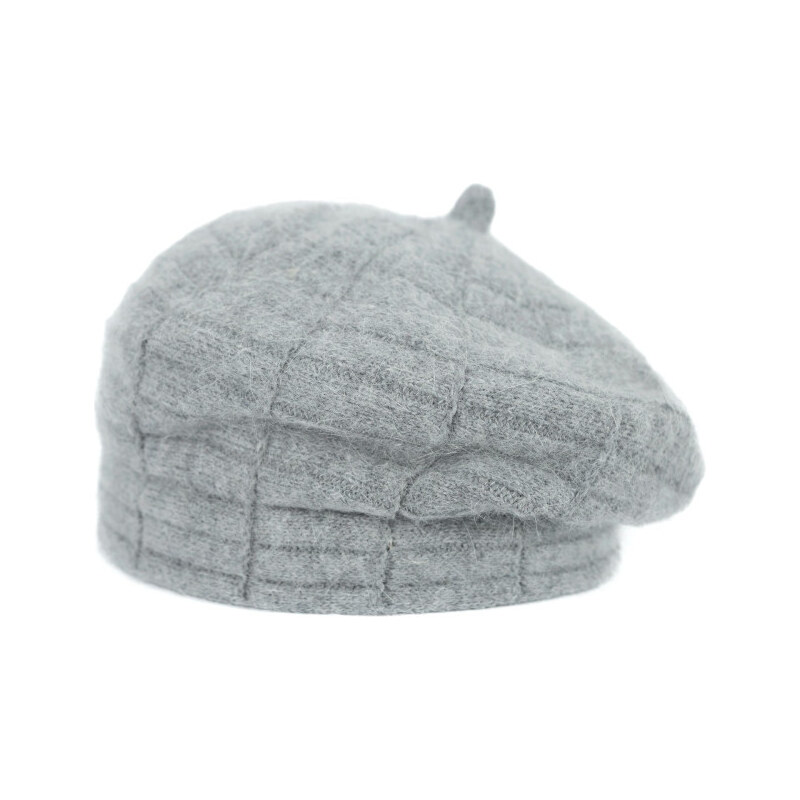 ArtOfPolo Dámsky baret Shaggy plum Šedý 65227932