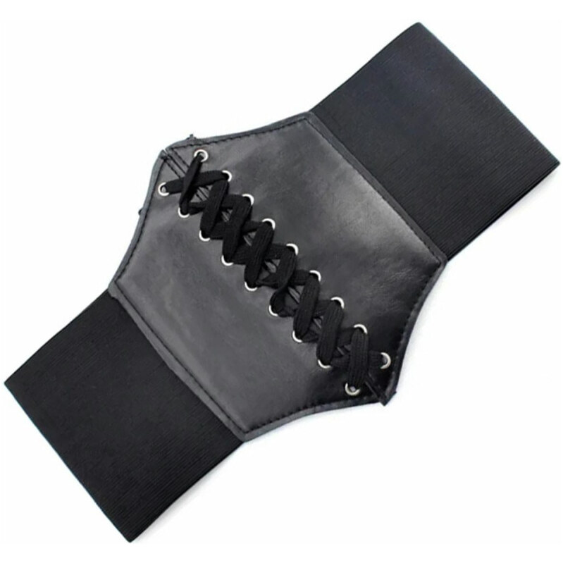 Lifestyle Dámsky široký korzetový zoštíhľujúci opasok Nizier Čierny 65227962