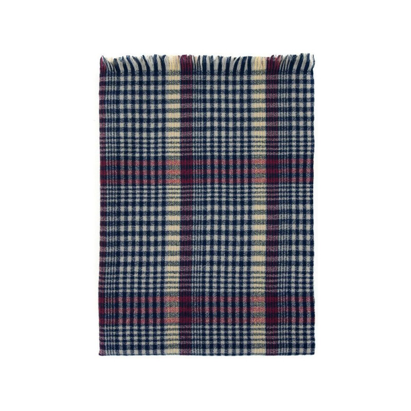 ArtOfPolo Pánsky kockovaný šál Moritz Modrý 65227980