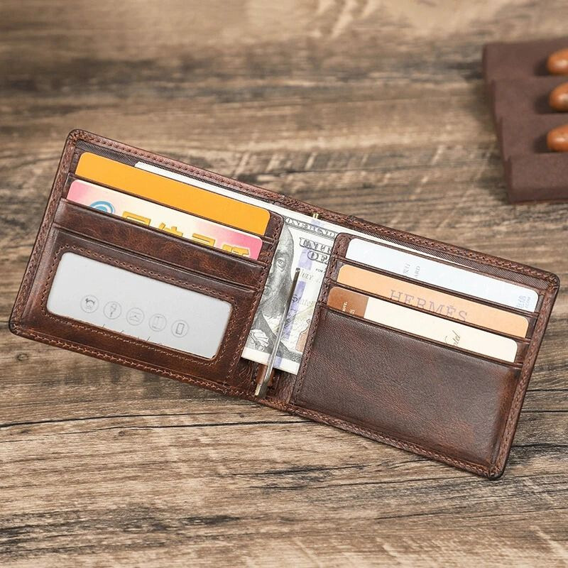 Contacts pánska kožená peňaženka dolárovka Agathon