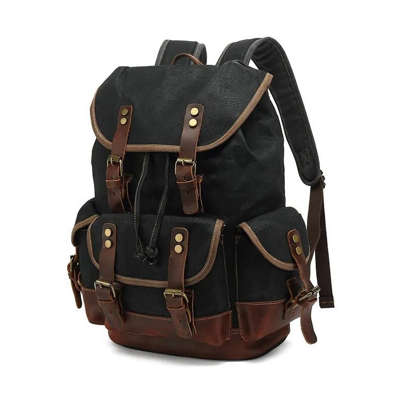 Canvasio Outdoor canvas batoh Mountain Čierny 25L 65228015