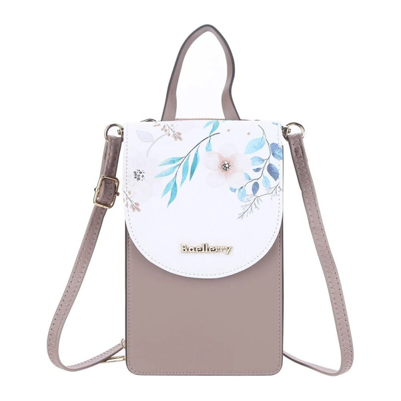 Baellerry Dámska kabelka na mobil Flowers Purpurová 65228057