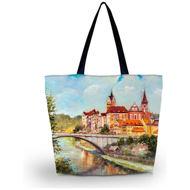 Huado nákupná a plážová taška - Hrad Loket 65228038