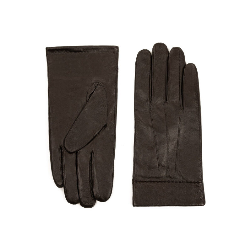 Lifestyle Pánske kožené rukavice Jasper Hnedé 65228095