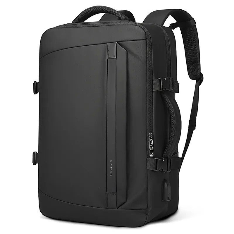 Bange cestovný batoh na notebook s USB Guntram Čierny 30L 65228170