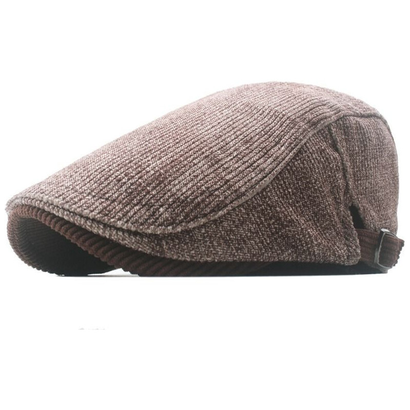 JAMONT Pánska plochá bavlnená čiapka bekovka Ernesti Hnedá 65228224