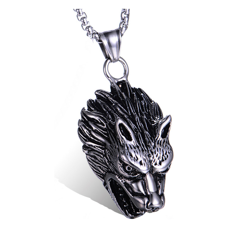 Impress Jewelry Prívesok z chirurgickej ocele Wolf - Vlčia hlava 65228285