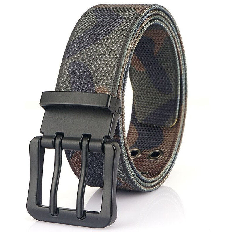 BULLCAPTAIN Pánsky nylonový opasok Fileten Camo 65228322