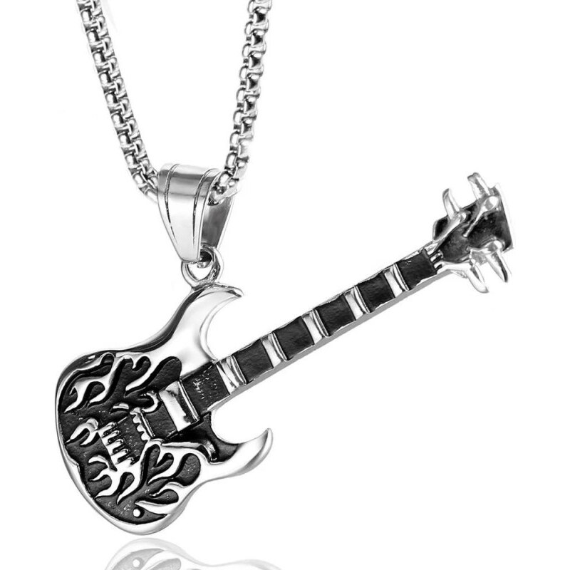 Impress Jewelry Prívesok z chirurgickej ocele Elektrická gitara 65228389