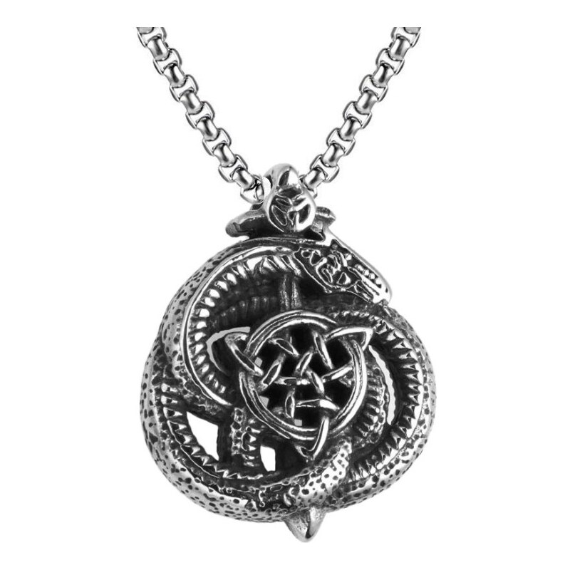 Impress Jewelry Prívesok z chirurgickej ocele - Keltský uzol s Hadom 65228391