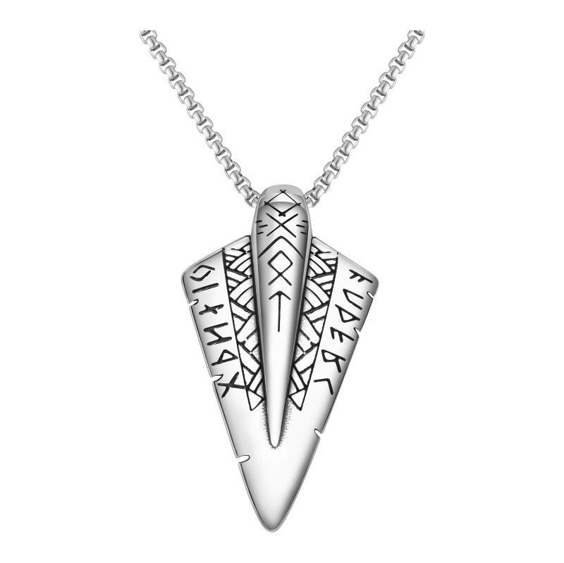 Impress Jewelry Prívesok z chirurgickej ocele Vikingský hrot šípu 65228392