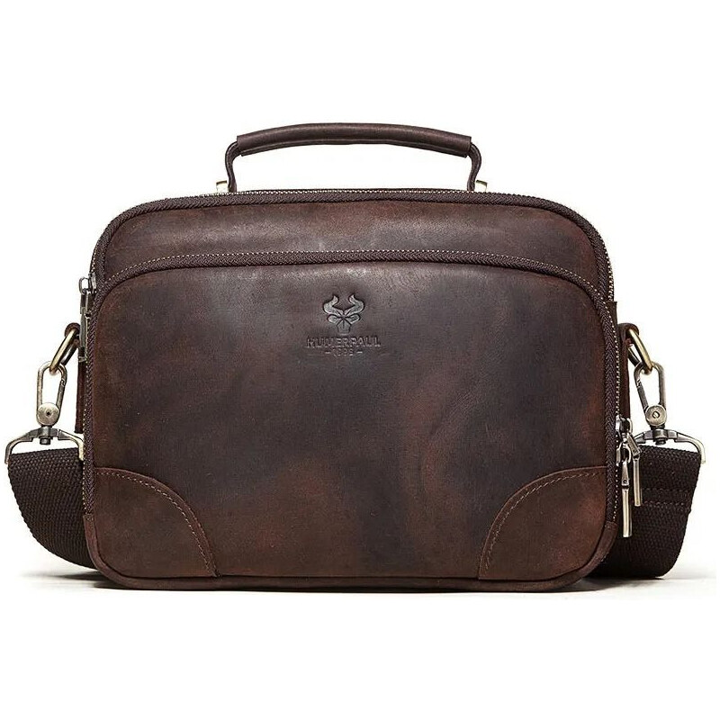 Humerpaul pánska kožená taška Crazy horse Prisca 6L 65228393