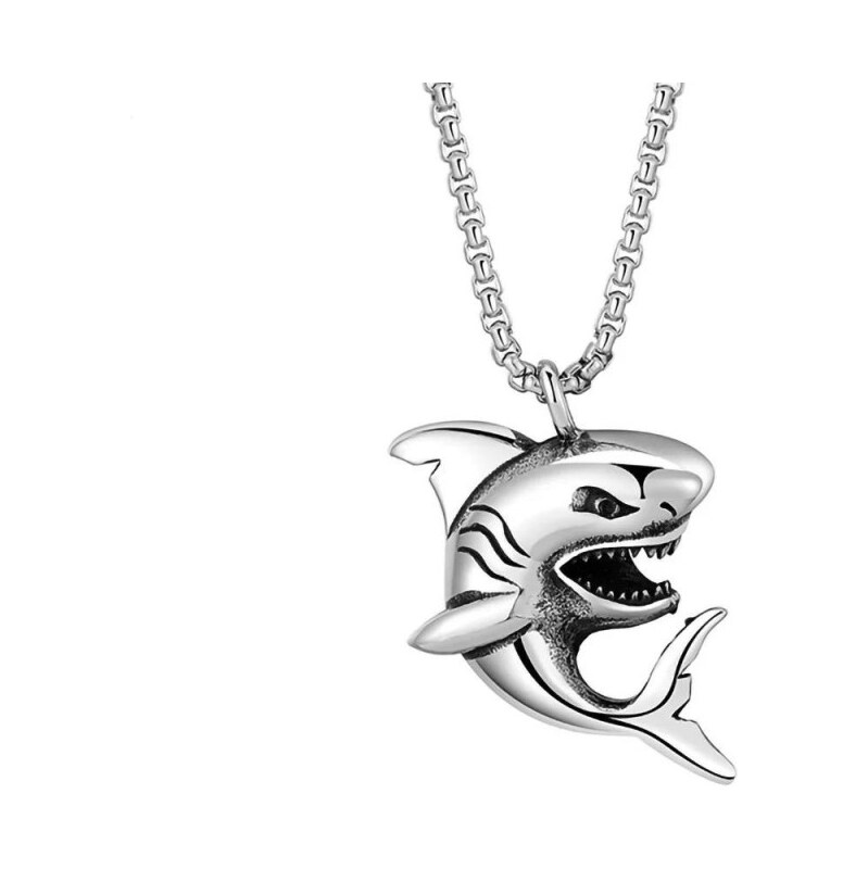 Impress Jewelry Prívesok z chirurgickej ocele Žralok Shark 65228409