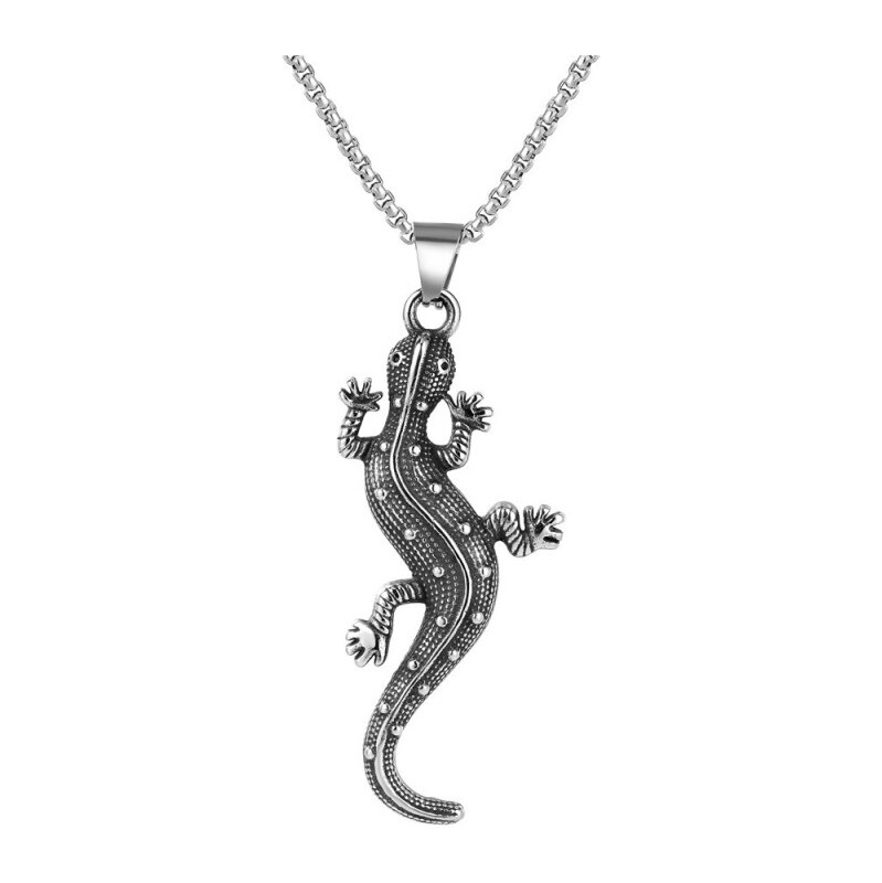 Impress Jewelry Prívesok z chirurgickej ocele Jašterica Lizard 65228418