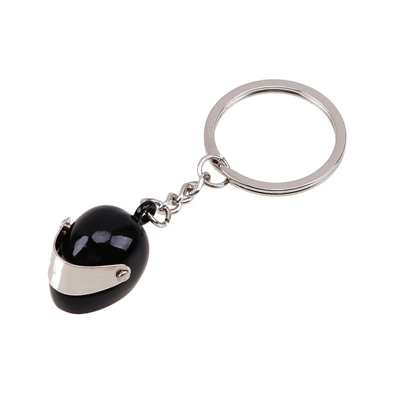 Impress Jewelry Prívesok na kľúče Moto Helma Čierna 65228481