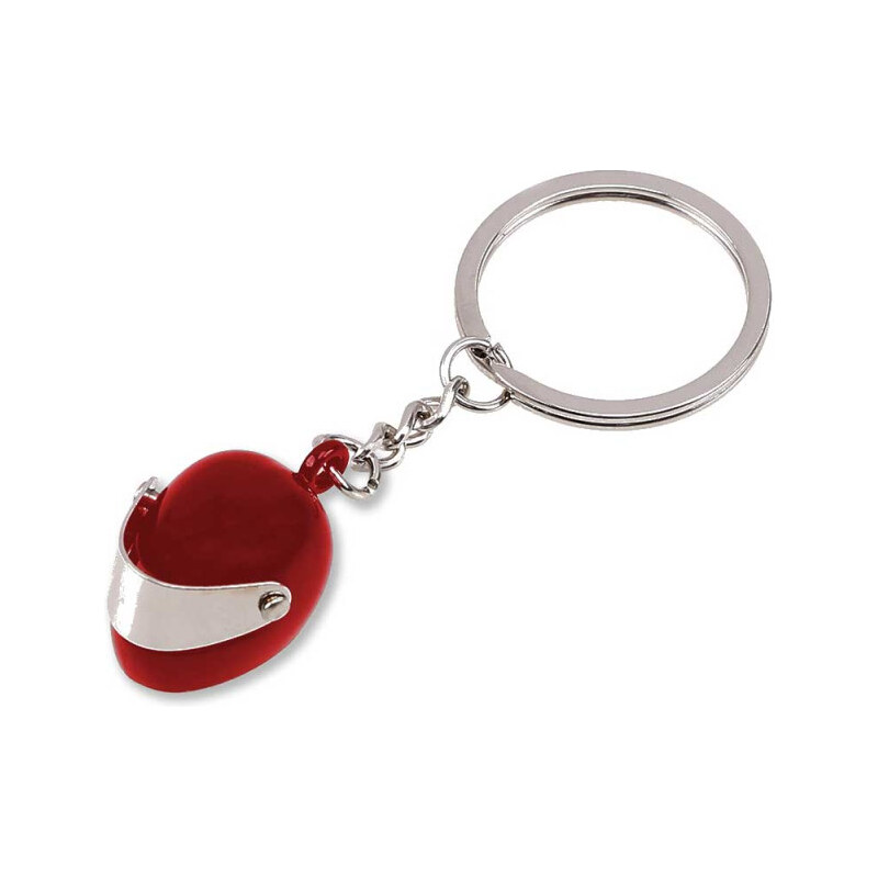 Impress Jewelry Prívesok na kľúče Moto Helma Červená 65228483