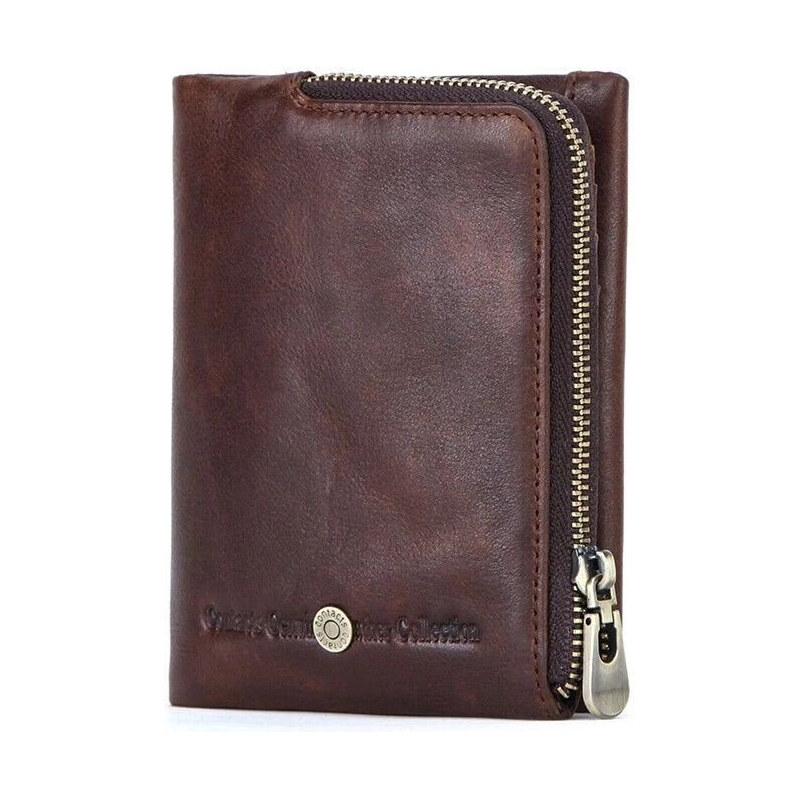 Contacts malá kožená peňaženka Guerlain Hnedá 65228527