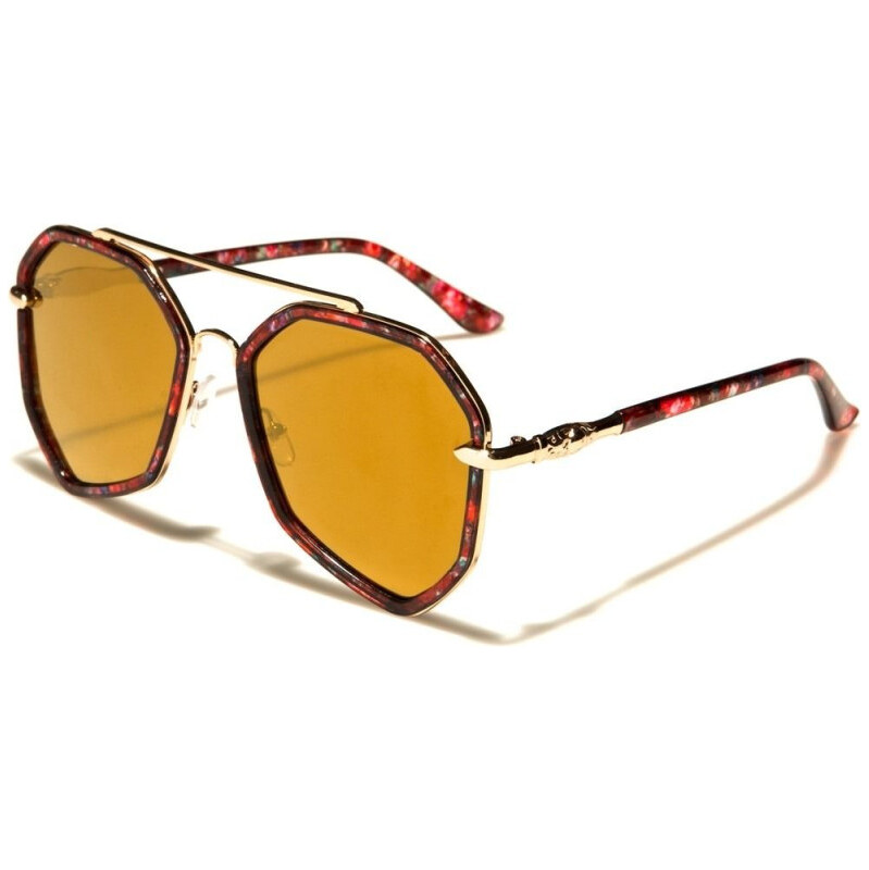 Olympic eyewear AVIATOR Dámske Ploché Slnečné okuliare Oranžové 65228587