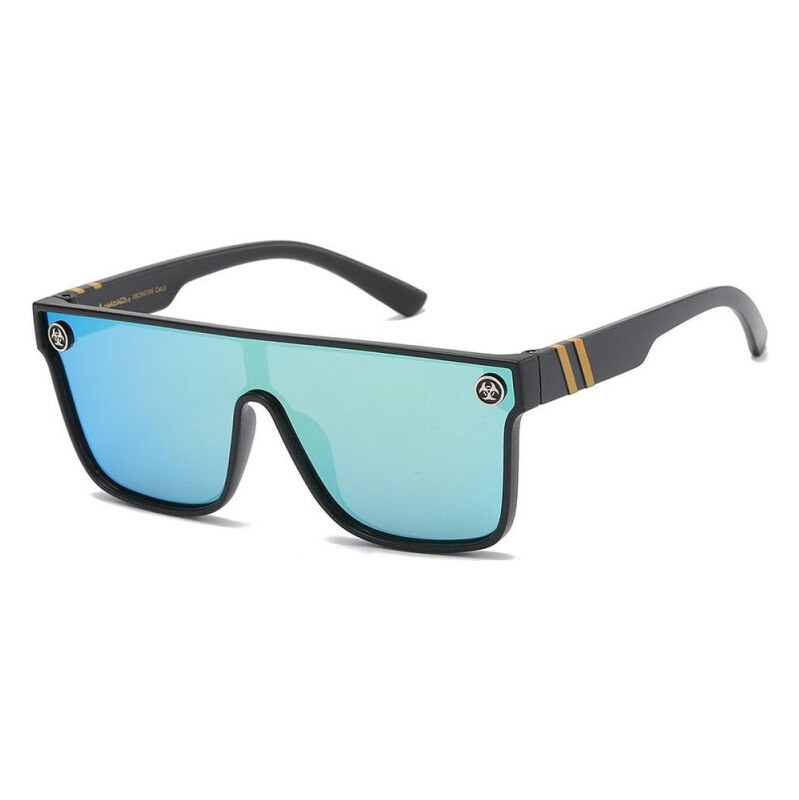 BIOHAZARD ploché zrkadlové slnečné okuliare Zelené 65228626