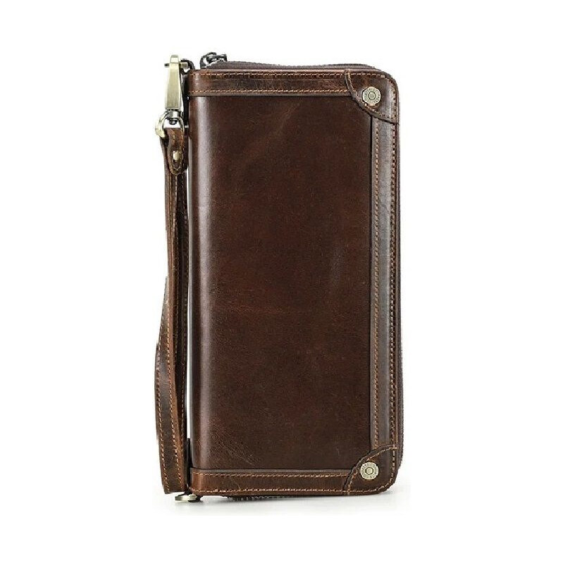 Contacts pánska kožená peňaženka Kallis Hnedá 65228666