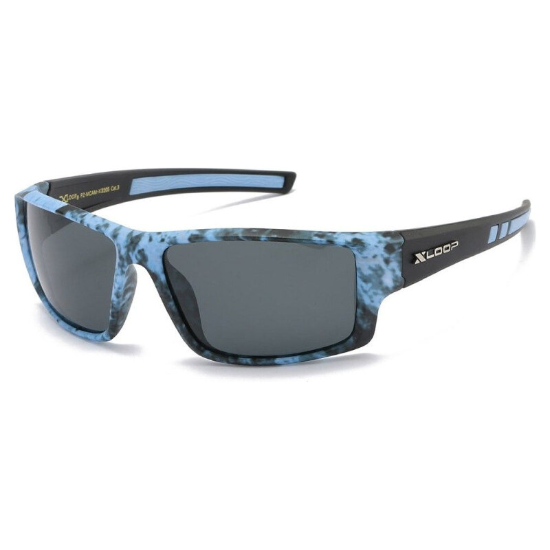 Olympic eyewear X-LOOP pánske polarizačné slnečné okuliare CAMO Modré 65228684