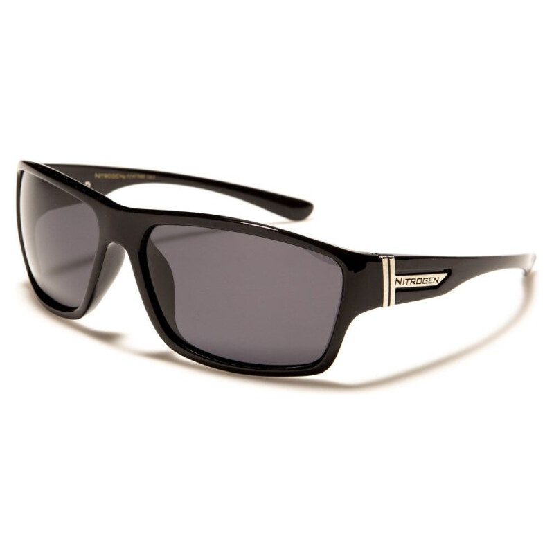 Olympic eyewear NITROGEN Oválne Pánske polarizačné okuliare Čierne 65228689