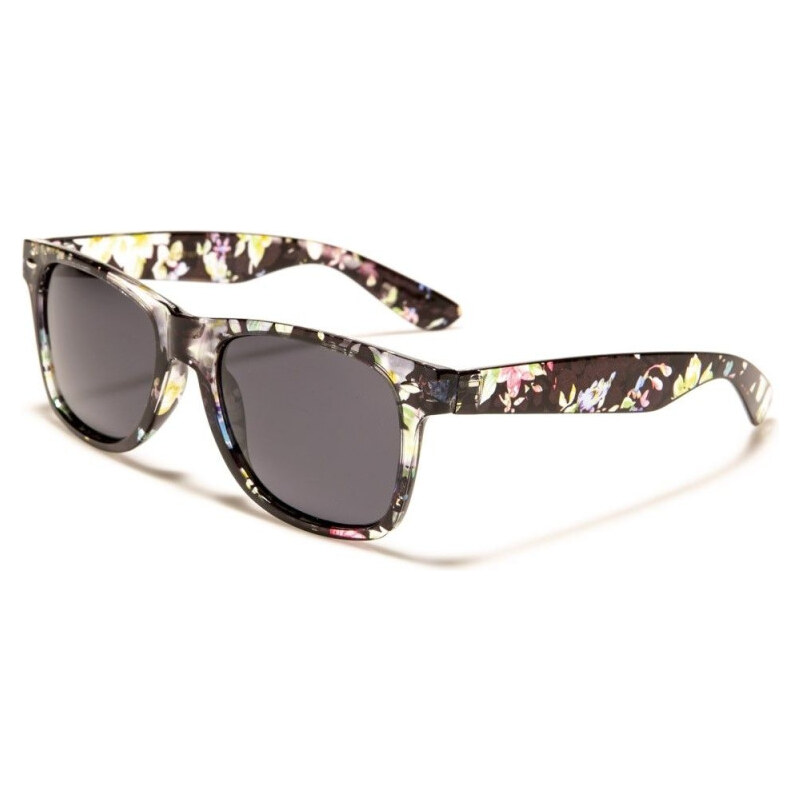 Retro Optic Retro Dámske polarizačné Slnečné okuliare wayfarer Flowers 65228705
