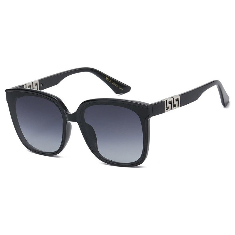 Olympic eyewear VG Luxury dámske oválne Slnečné okuliare Čierno 65228723