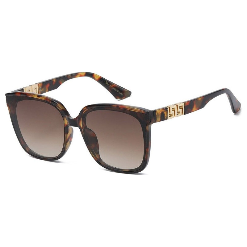 Olympic eyewear VG Luxury dámske oválne Slnečné okuliare Leopard 65228724