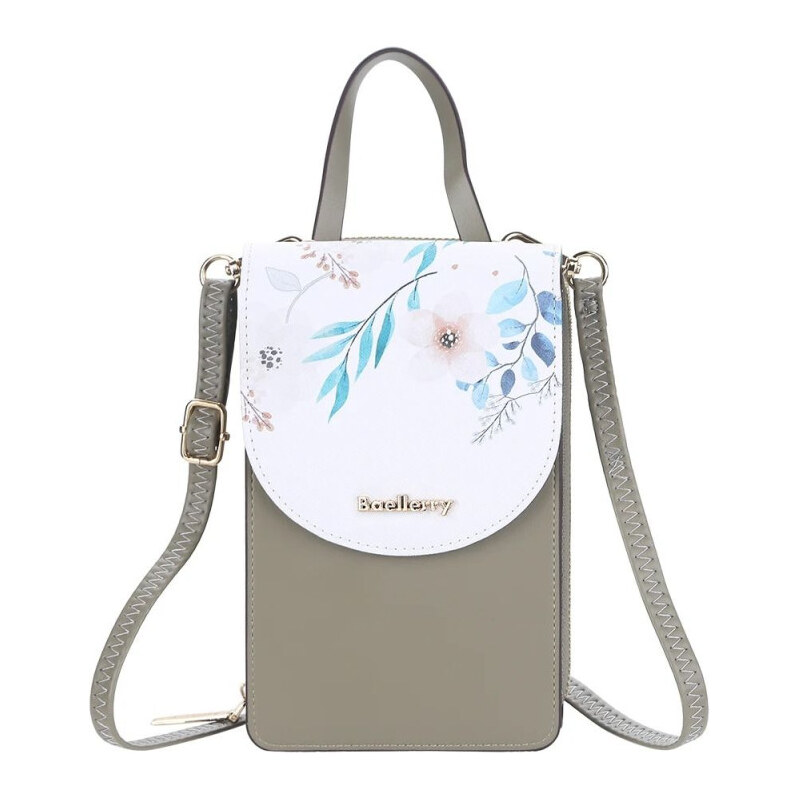 Baellerry Dámska kabelka na mobil Flowers Zelená 65228738