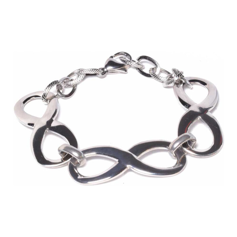 Titan Jewerly Dámsky oceľový náramok Infinity - Nekonečno 65228734