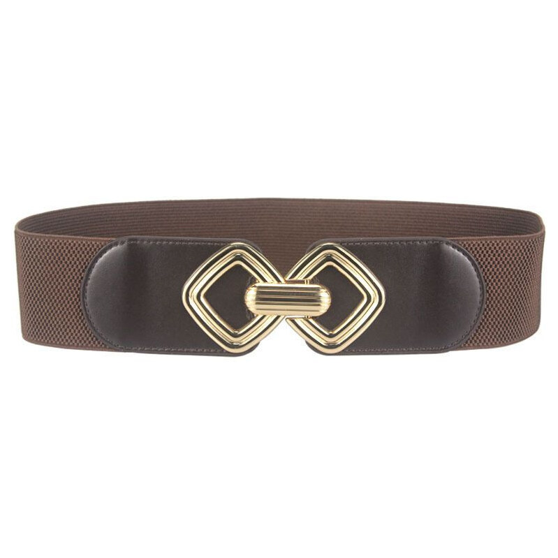 Lifestyle Dámsky elastický pružný opasok s prackou Gerland Hnedý 65228805