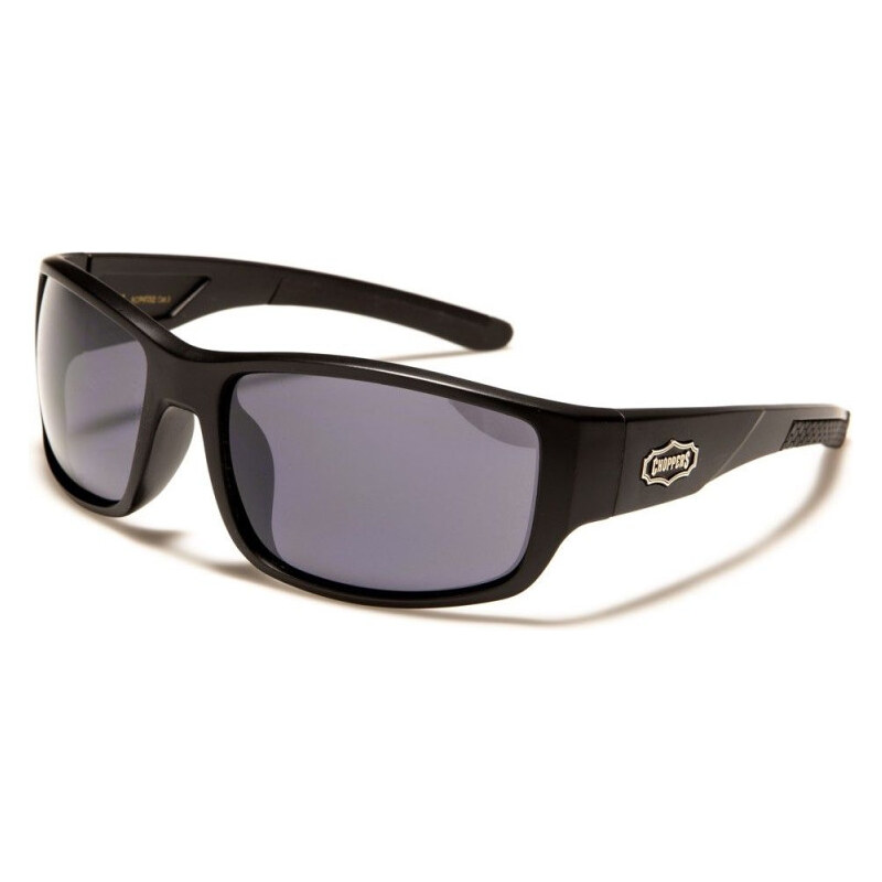 CHOPPERS oválne dymové Slnečné okuliare Čierne 65228876