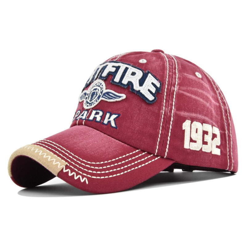 EDIKO Bavlnená Šiltovka Spitfire SPARK Červená 65228965