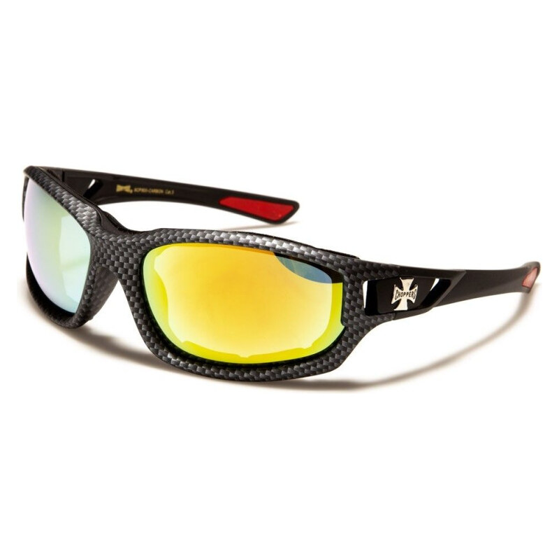 CHOPPERS Biker CARBON-FIBER Slnečné okuliare Oranžové 65229013