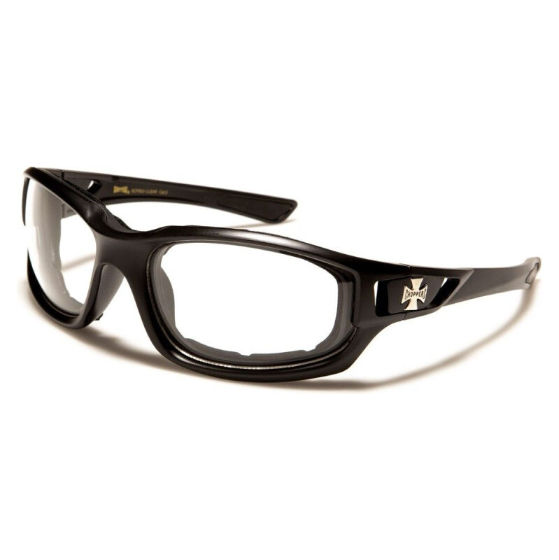 CHOPPERS nedioptrické okuliare s čírymi šošovkami Čierne 65229014