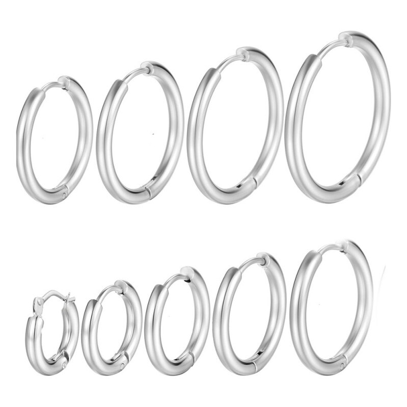 Impress Jewelry Kruhová náušnica z chirurgickej ocele Krúžok 65229074