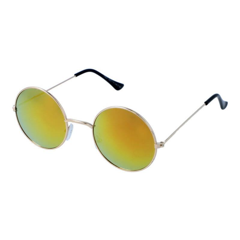 Wayfarer style Revers slnečné okuliare Lenonky Žlté zrkadlovky 65229077