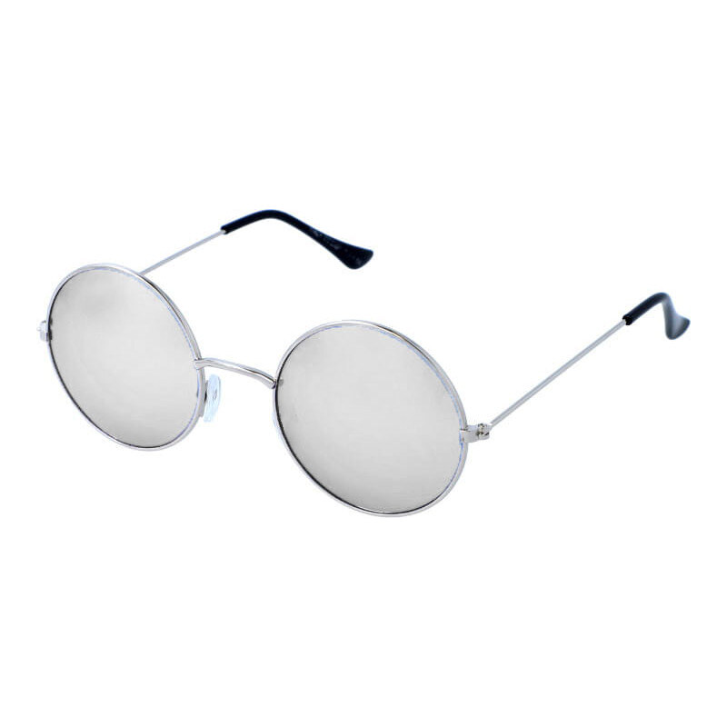 Wayfarer style Revers slnečné okuliare Lenonky Strieborné zrkadlovky 65229079