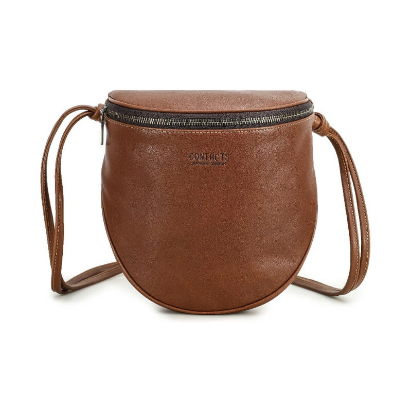 Contacts dámska kožená kabelka Blanche Hnedá 65229188