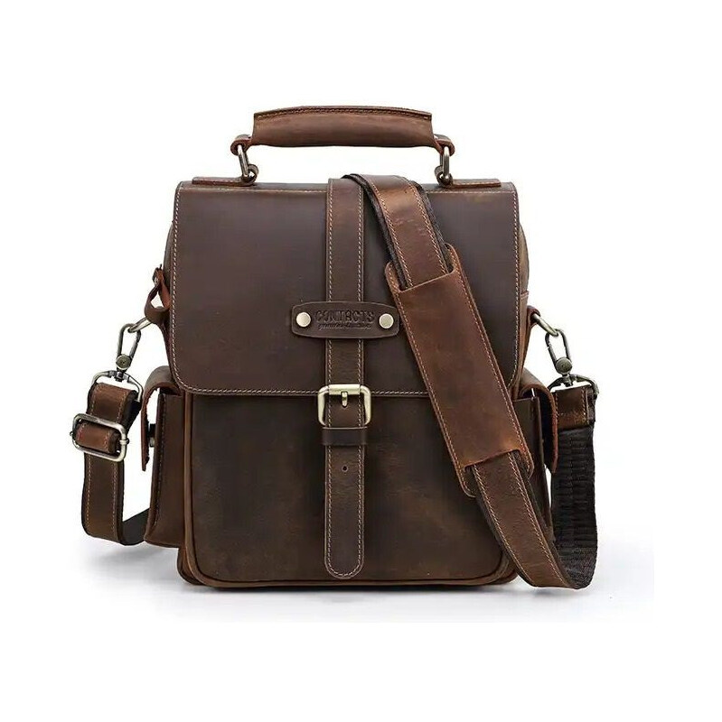 Contacts pánska kožená taška cez rameno Versoix 10L 65229209