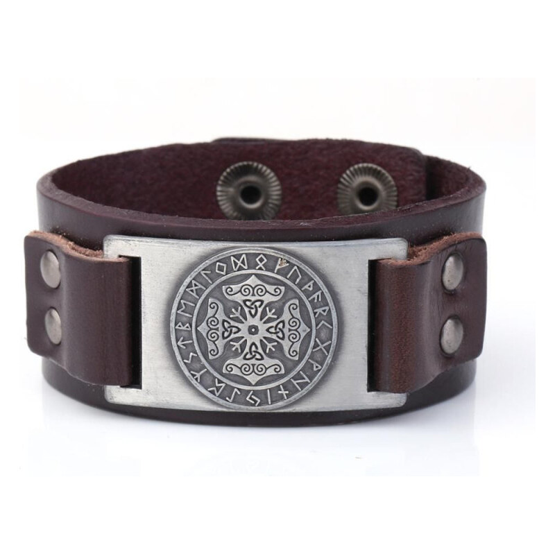 Lodestar Vintage široký hladký náramok Keltský uzol Strieborný 65229225