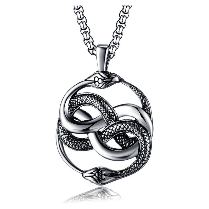 Impress Jewelry Prívesok z chirurgickej ocele - Infinidad Spletený had 65229361