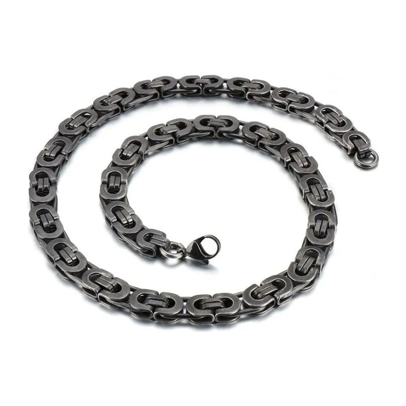 Impress Jewelry Pánska retiazka z chirurgickej ocele Flat Boy Vintage 65229380